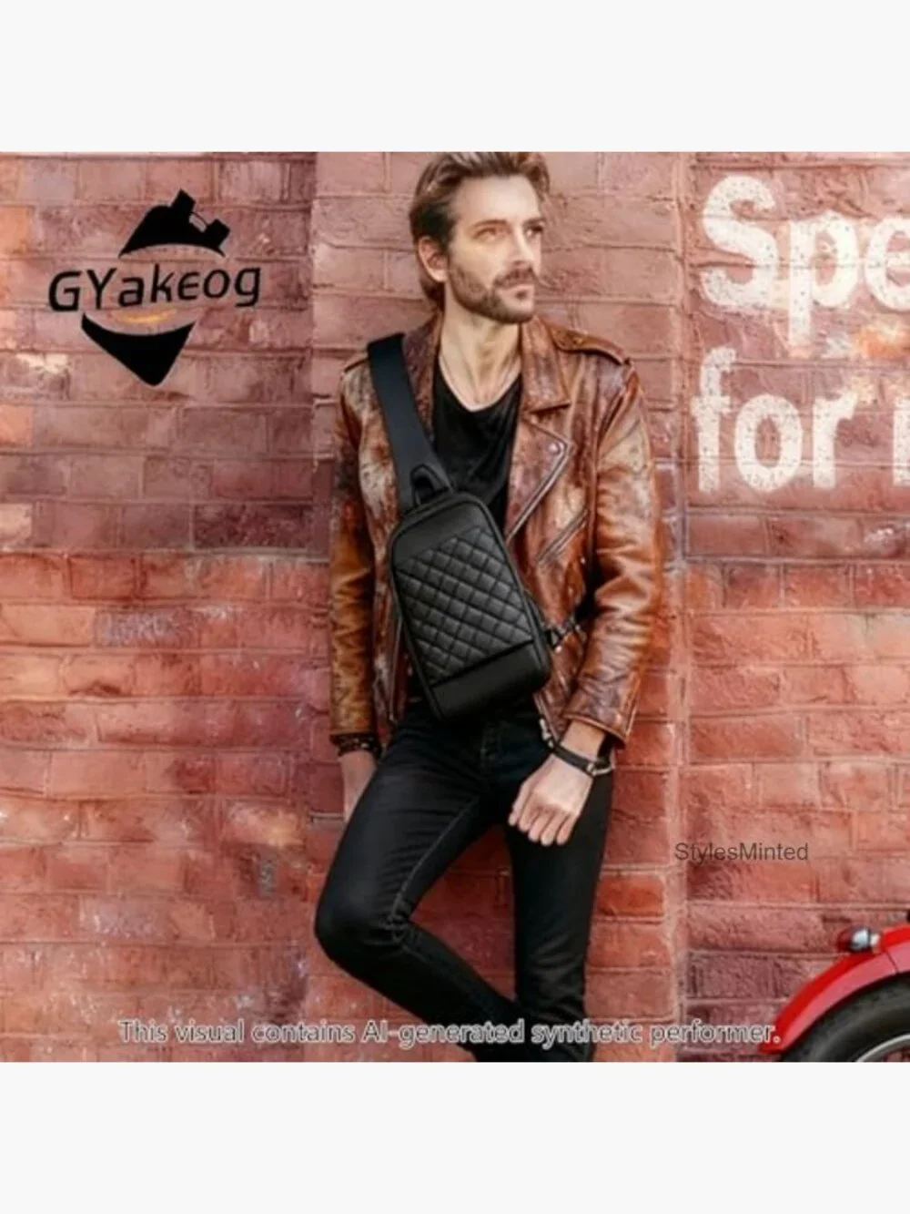 Messenger Backpack Waterproof Crossbody Travel Bag with USB Charging Port